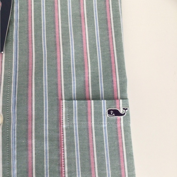 Vineyard Vines Mens Striped Oxford Stretch Long Sleeve Button Down Shirt NWT - Picture 8 of 12